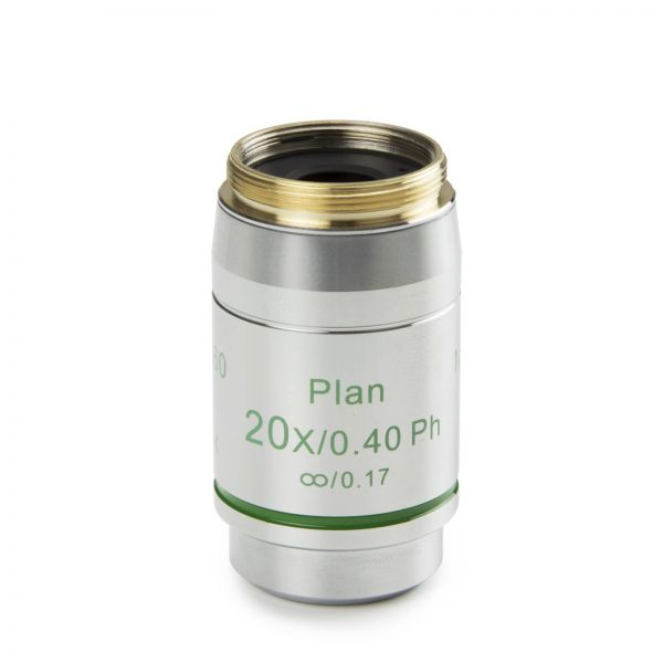Euromex Infinity EIS 60 mm Plan Phase contrast PLPHi 20x/0.40 objective. Working distance 12 mm