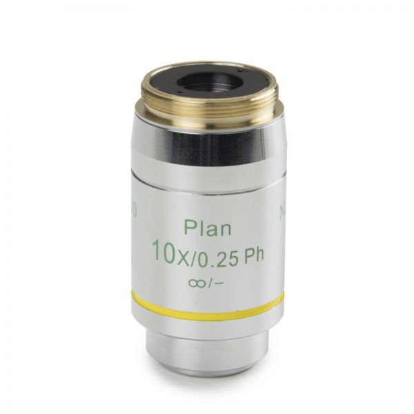 Euromex Infinity EIS 60 mm Plan Phase contrast PLPHi 10x/0.25 objective. Working distance 10,2 mm