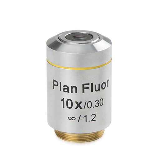 Euromex Plan LWD 10x/0,30 IOS Fluarex objective, corrected for 1,2 mm