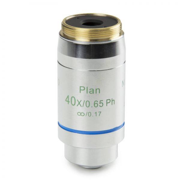 Euromex Infinity EIS 60 mm Plan Phase contrast PLPHi S40x/0.65 objective. Working distance 0,7 mm