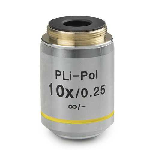 Euromex Plan strain-free PLPOLi 10x/0.25 IOS objective for iScope reflected and transmitted polarisa