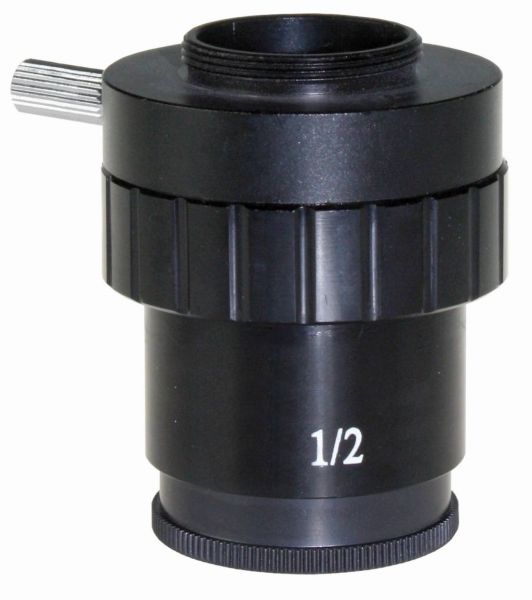Euromex C-Mount adapter with 0,50x lens for 1/2 inch cameras