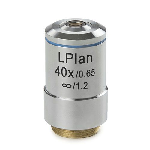 Euromex Plan LWD 40x/0.65 IOS objective, corrected for 1,2 mm