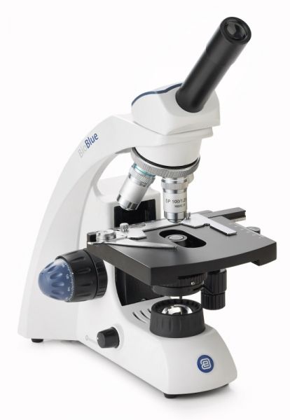Euromex Mikroskop BioBlue LED mono 4/10/40x mit mechanischem Stativ - BB.4220